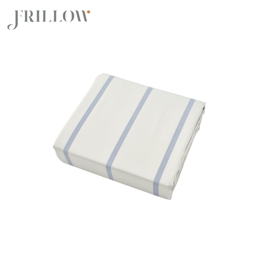 ชุดผ้าปูที่นอน 3.5 ฟุต 2 ชิ้น FRILLOW 800TC COTTON SILK สี WHITE DAWN คอลเลคชั่น PRESTIGE